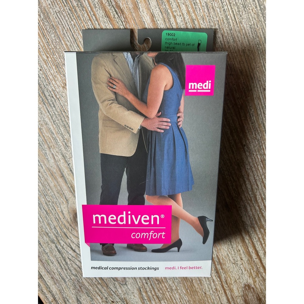 Mediven Compression Stockings Comfort Thigh High 20-30mmHg Natural Petite II